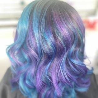 blue and purple