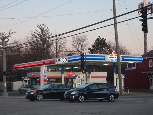 Amoco, then BP, then Amoco again.  The 'ol torch is making a comeback, sort of.