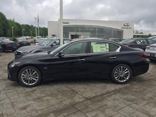 May 5, 2018; Car shopping and checking out the Q50 at Infiniti Of Memphis  - 3060 North Germantown Pkwy, Bartlett, TN 38133