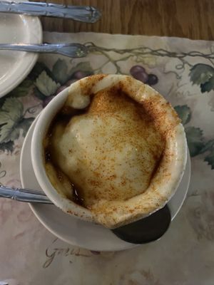 French onion soup was to die for!