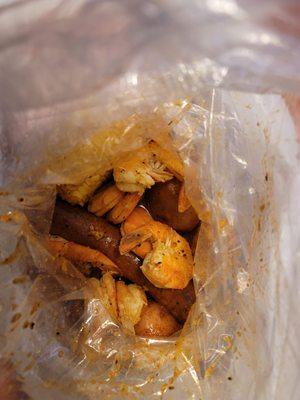 Shrimp bag with Memphis mix