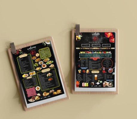 Menu Design & Printing