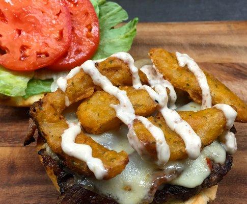 Crispy Onion Burger.