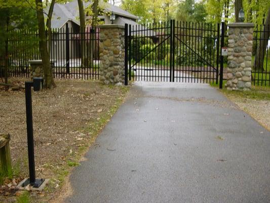 ornamental aluminum gate from Fence Consultants