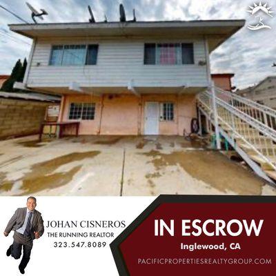 In escrow in Inglewood! Duplex with TLC but great opportunity!