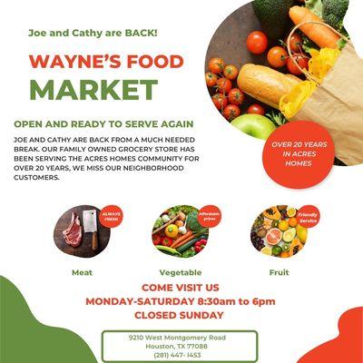 Wayne's Food Market