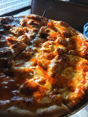 Buffalo chicken pizza