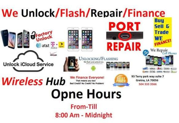 REPAIR YOU IPHONE OR ANY SMART PHONE IN MATTER 0F MINUTS @WIRELESS HUB 5043333566