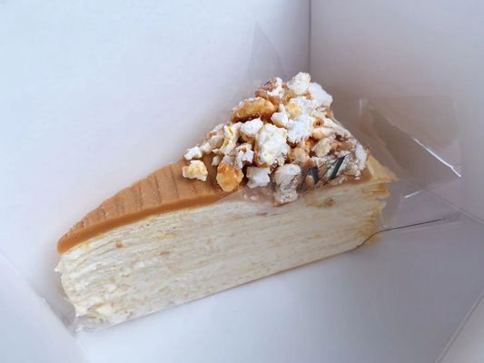 Popcorn Mille Crepes Cake