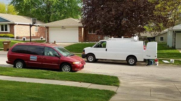 We added a full size van to the fleet this year.