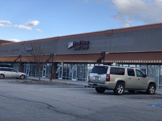 Saturday, March 23, 2919: view of south end of Carson Valley Plaza.