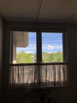 View from a treatment room!