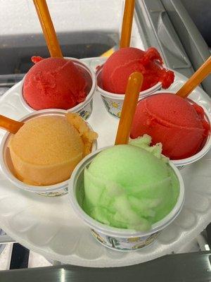 Cool down with silky smooth Italian Ice. The flavors will capture your taste-buds.