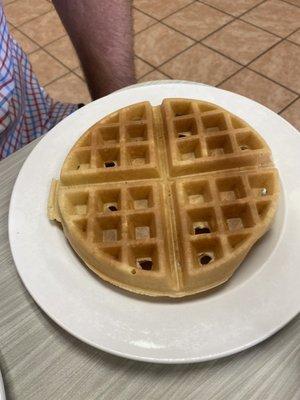 Waffle as side with Big Breakfast