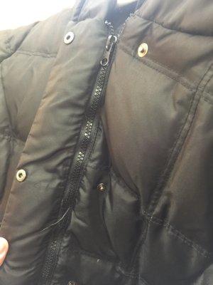 Crap zipper on my 300 dollar coat