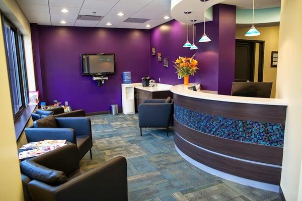 Beacon Dental's new office at 7200 Dan Hoey Road, Suite D, Dexter, MI 48130.

Our Waiting Room area.