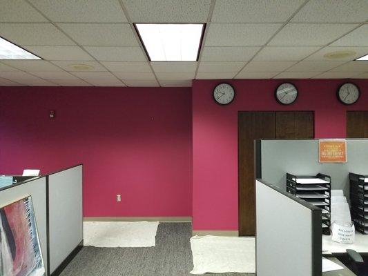 Interior painting - office suite