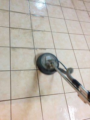 Tile and grout cleaning