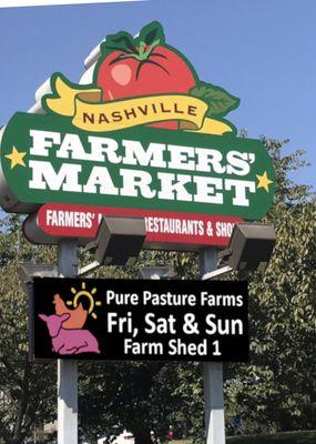 Come meet us at our Nashville Farmers Market store in farm shed #1