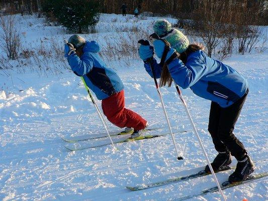 We have amazing Cross Country skiing trails in the winter at Sleepy Hollow!