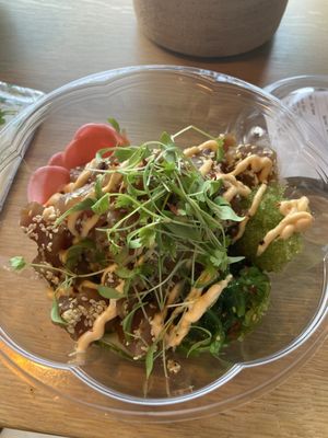 Local tuna poke bowl