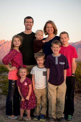 Dr. Keith Coombs and his family