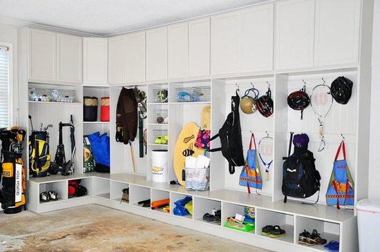 Coat cubbies and shoe organizers custom made for your home.