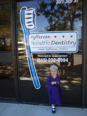 Pyfferoen Pediatric Dentistry in Ames IA - Our first patient. Time flys! Providing dentistry for infants, children and teens