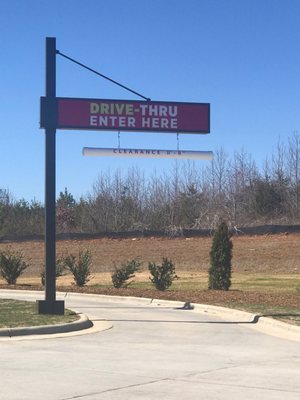 They have a drive thru!