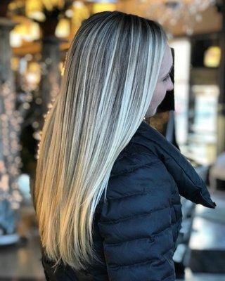 Shadow root blonde