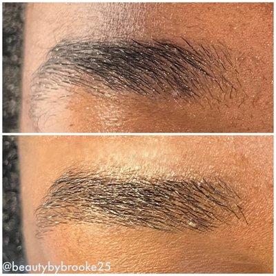 Eyebrow Refinemant Before and After