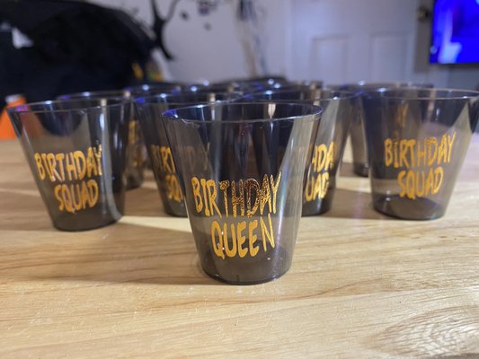 Shot cups