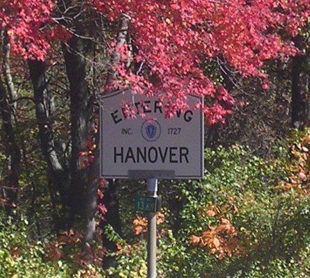 Entering Hanover from Rockland