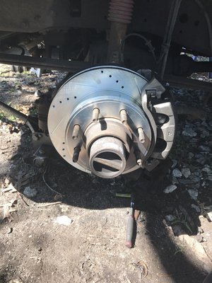 Pads, rotors, and calipers on a 6.0 Powerstroke