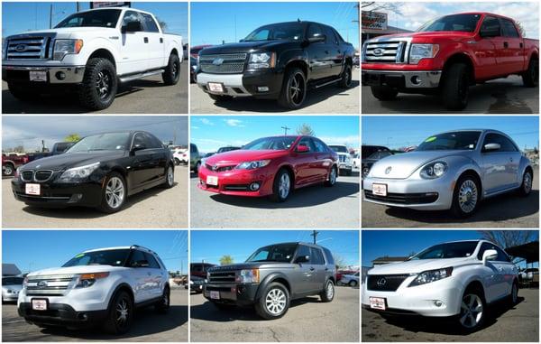 Great selection of vehicles to choose from!