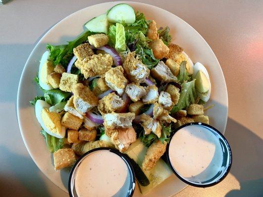 Crispy chicken salad