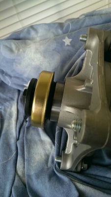 Bearing falling out of spindle ordered from Pat's Small Engine Plus