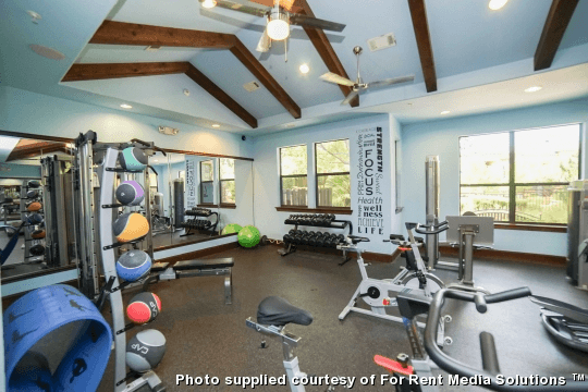 Work up a sweat in our 24 hour fitness center!