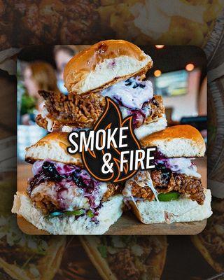 OFF THE HOUSE is excited to partner with Smoke & Fire for their new merch design. We are also doing a menu item collaboration for July!