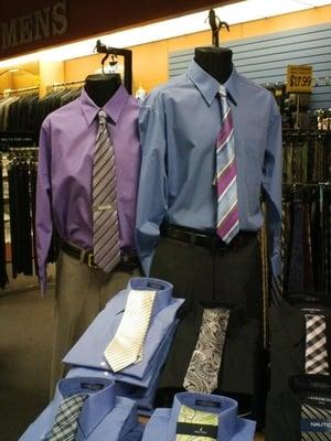 Men's suites and shirts