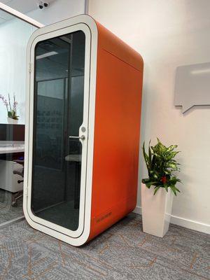 The only Phone Booth in a Florida Real Estate Company servicing real estate professionals and visitors.