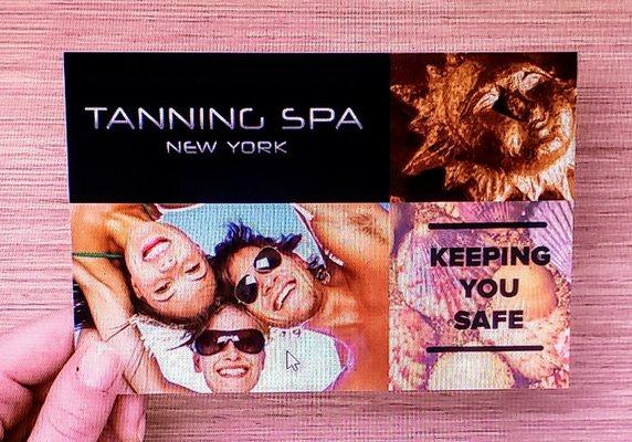 New York State safety guidelines for tanning salons are in order here at Tanning Spa NYC. Helping keep you and our staff safe.