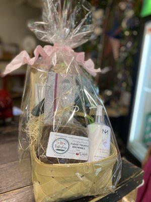 Custom gift basket of local artisan goods