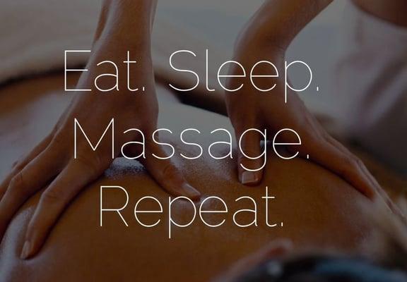 Massage feeds the mind, body and soul.