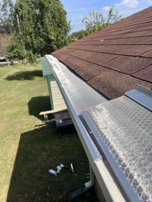 HelloGutters installation in Scottsboro, Alabama