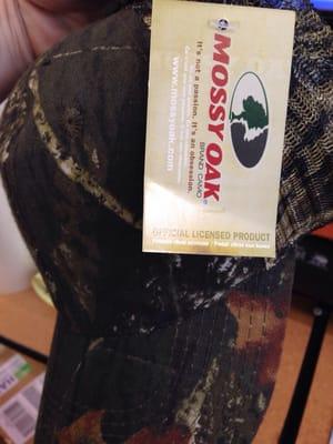 Just picked up a Mossy Oak camo cap! They sell these at Academy for almost double what I paid here. So excited!