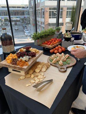 Appetizers and Snack table