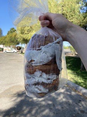 Chunky cinnamon loaf bread