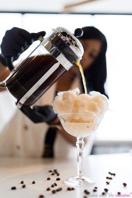 Make Your Life Sweeter - The Sugaire Cotton Candy Coffee Affogato