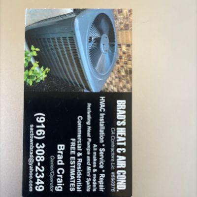 Brad's Heating & Air Conditioning